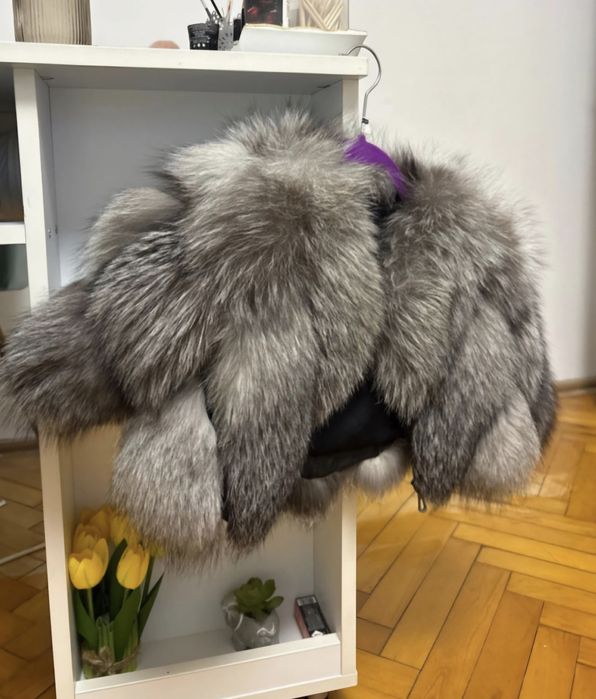 Vand blanita naturala de vulpe, fetite 3-4 ani