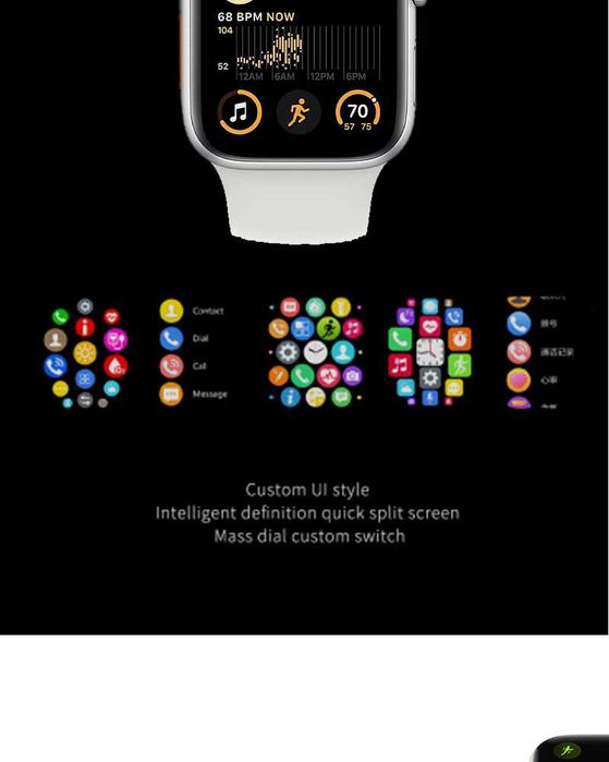 Смарт часовник AK58MAX NFC 2,05 инча Tiktop Control Serie 8 2023