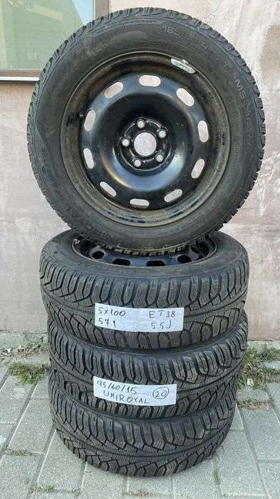 jante table  vw audi seat skoda 5x100 iarna 185 60 15 profi bun