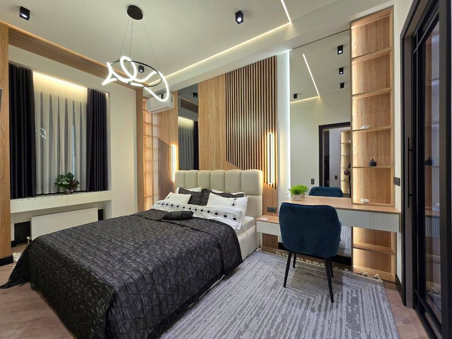 Ул.Нукусская ЖК Skyline tower 2х комнатная евроремонт Укомплектована