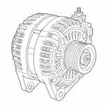 Alternator Skoda Fabia 1 Combi (6Y5) [Fabr 2000-2008] 038903018QX 1.9