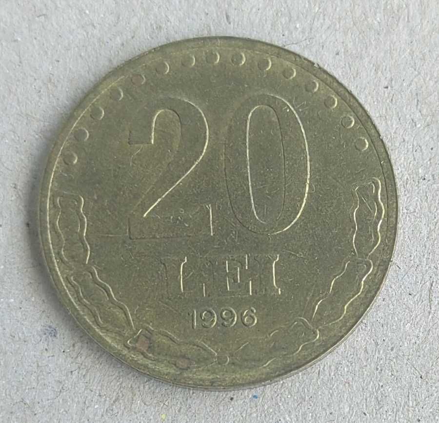 Moneda rara, 20 lei 1996