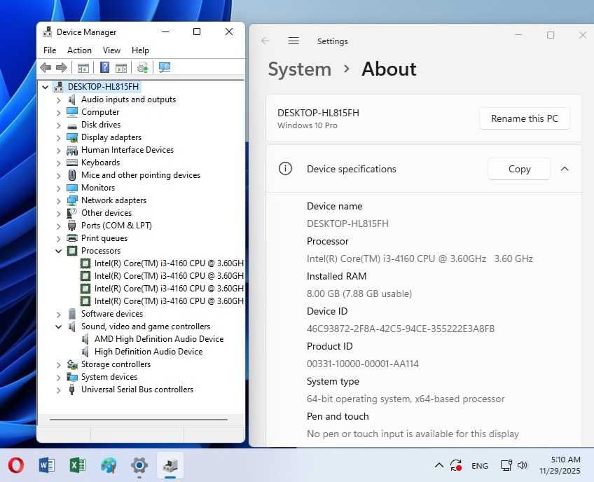 Kit performant, MB LGA 1150 Gigabyte H81M-S2PV/i3 4160/8Gb ddr3