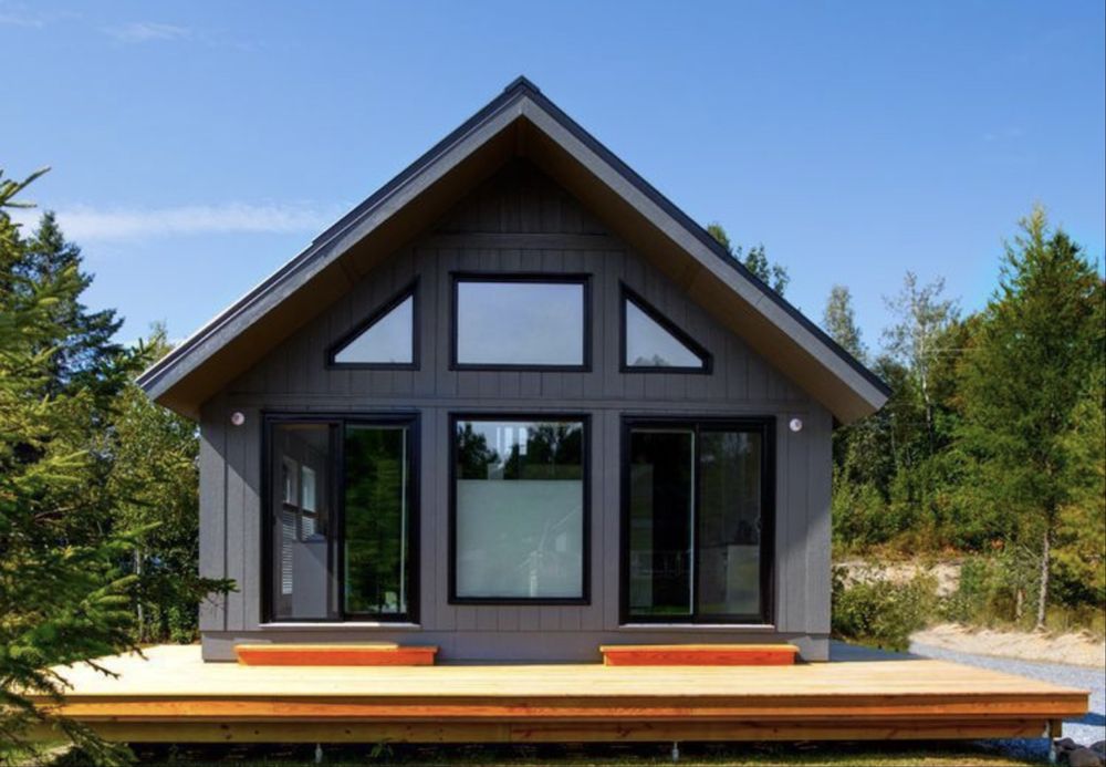 Casa modulare la cheie pe structura metalica