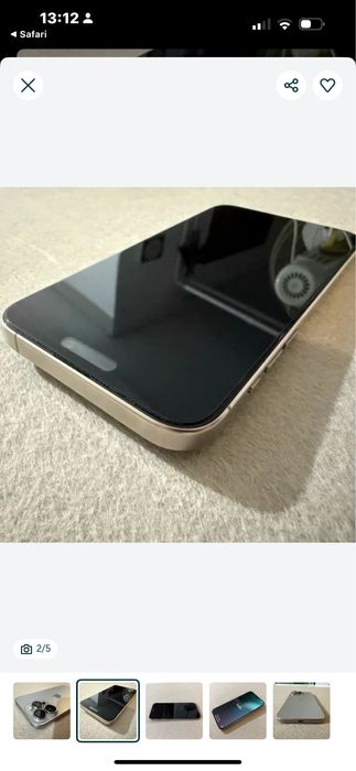 Iphon 15 pro maks. B/U