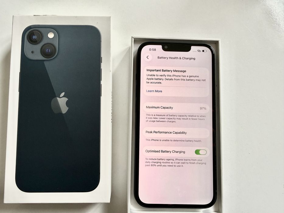 Iphone 13 128 GB 97% Battery Като Нов