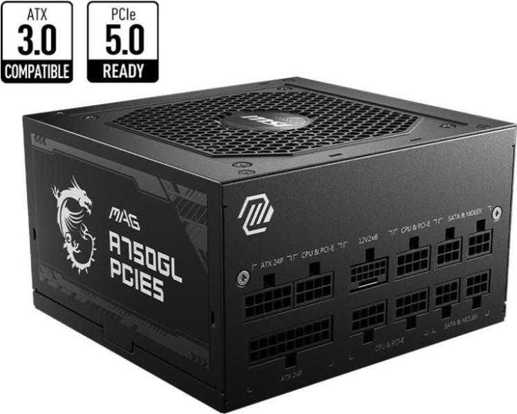 Sursa MSI MAG A750GL PCIE5 80+ Gold 750W ATX 3.0 Full modulara