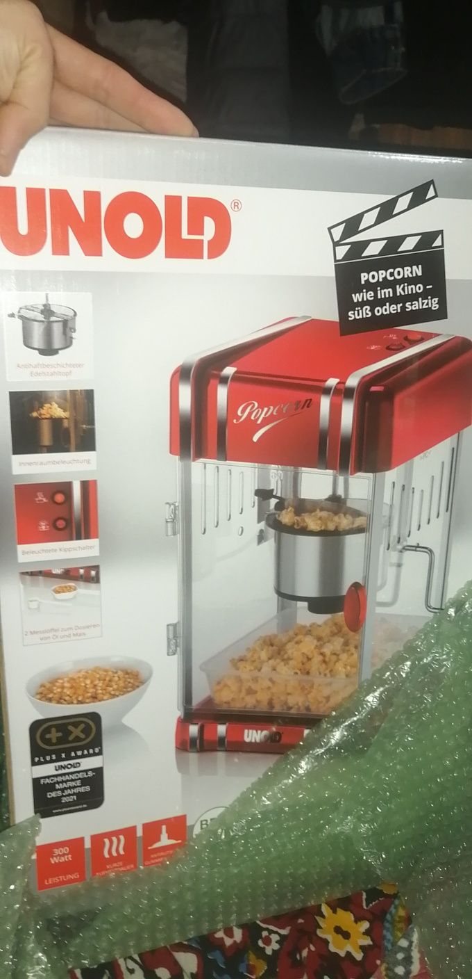 Masina pentru popcorn, 300 W - Unold