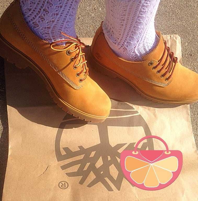 %ПРОМО% TIMBERLAND № 36/37 – Дамски обувки ест набук "OXFORD BOOTS"
