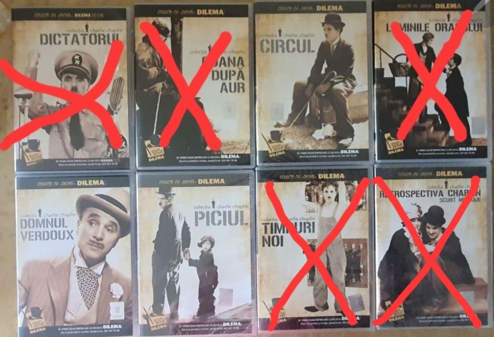 Dvd colectia Charlie Chaplin