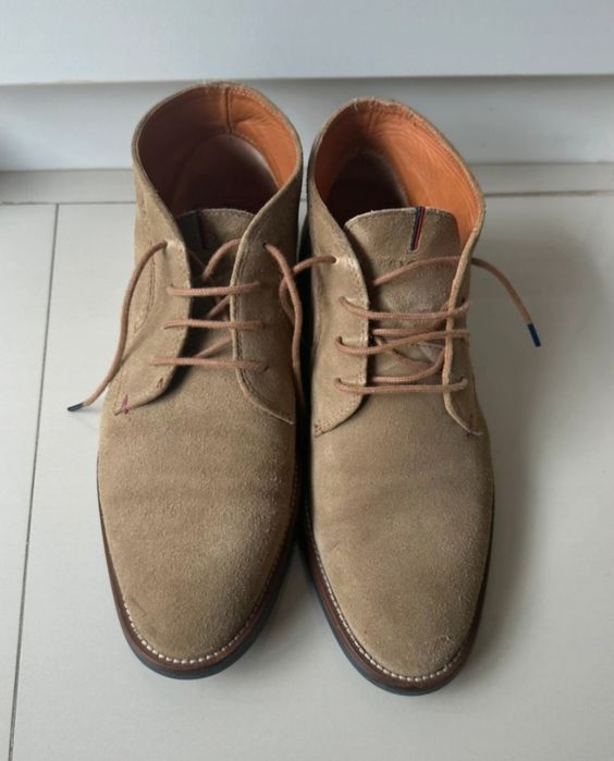 Ghete/pantofi inalti Tommy Hilfiger originali, piele naturala, marimea