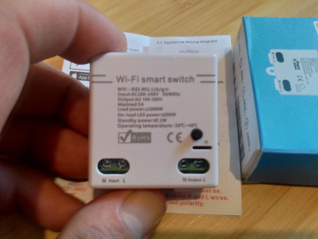 Întrerupător wi-fi,smart switch la 220v sau la 5v