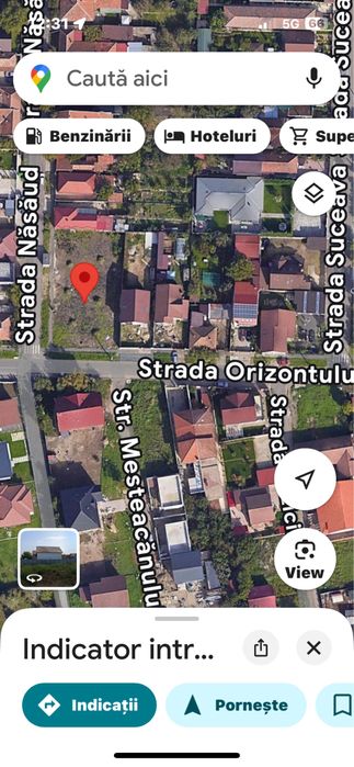 Vand teren 1068 mp Bujac pe colt 42 ml front stradal