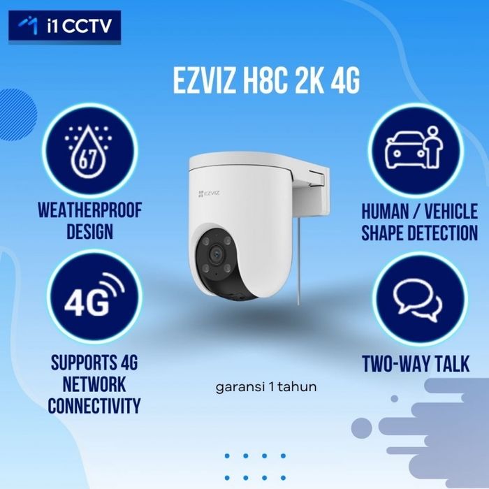 Smart Home kamera Ezviz H8c 4G