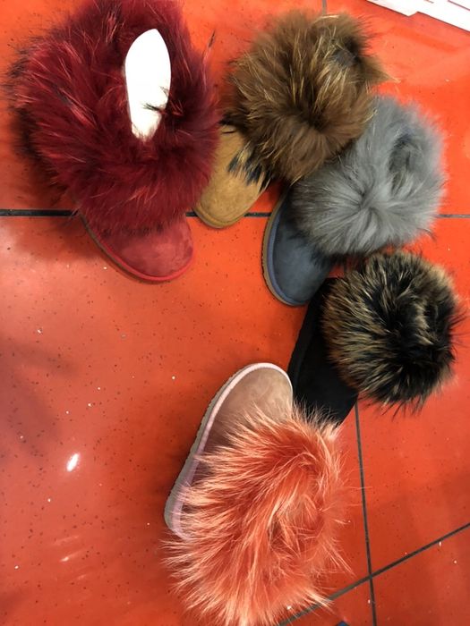 Ugg-uri Blana naturală vulpe,piele naturală/5 culori