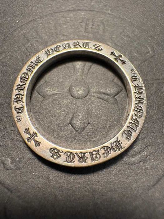 Chrome Hearts Rolling Stones Tounge “Bitch” 2002 Silver Spacer Ring