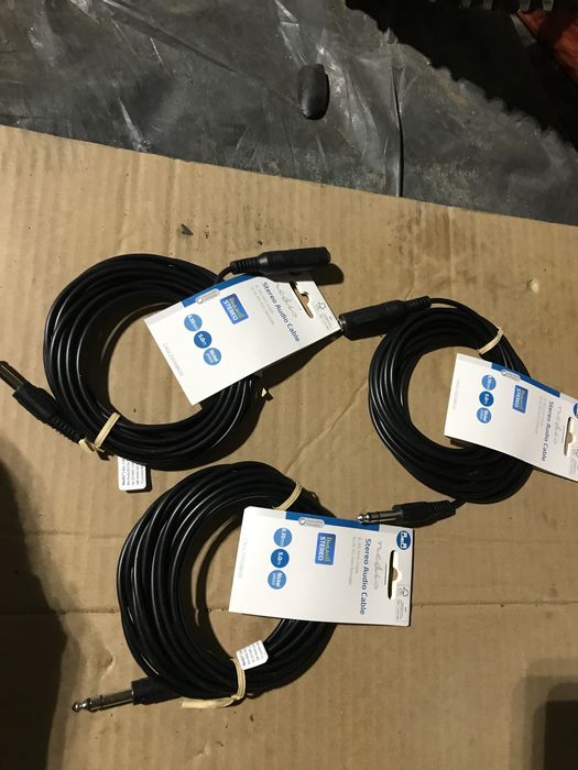 Cablu Audio Nedis Mama-Tata 6,35mm 5m Lungime