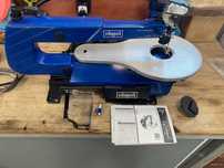 Контурен трион Scheppach SD1600V, 120W, 1700 rpm с транспортен дефект