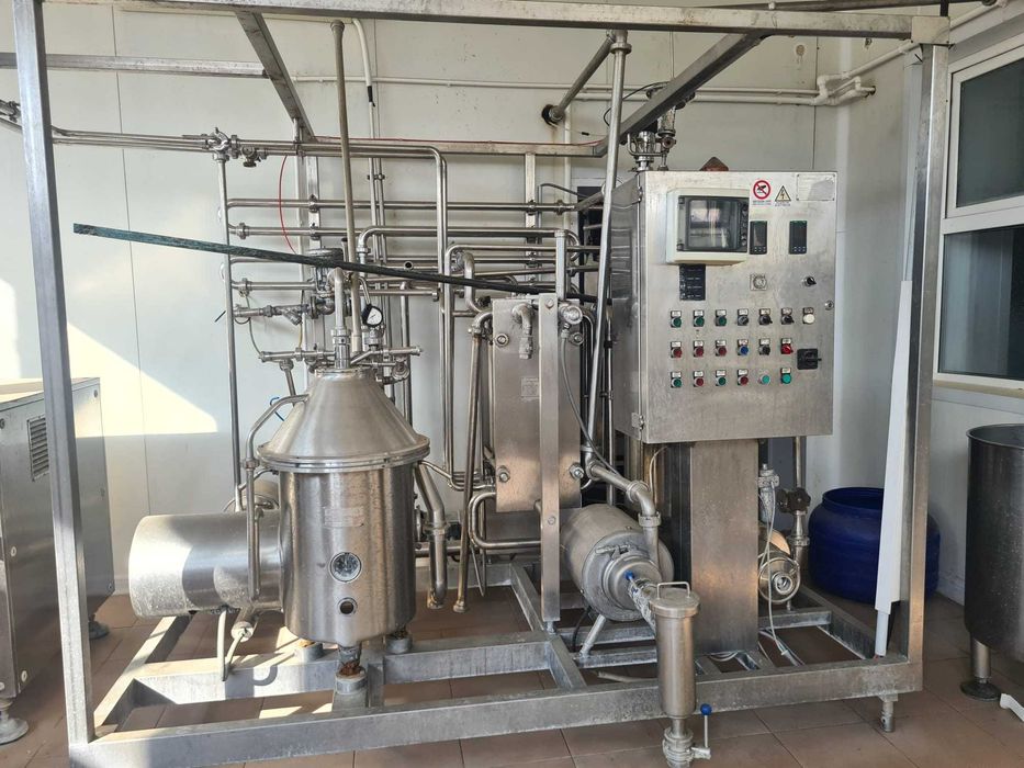Fabrica de prelucrarea laptelui functionala  prelucrare 10000l lapte