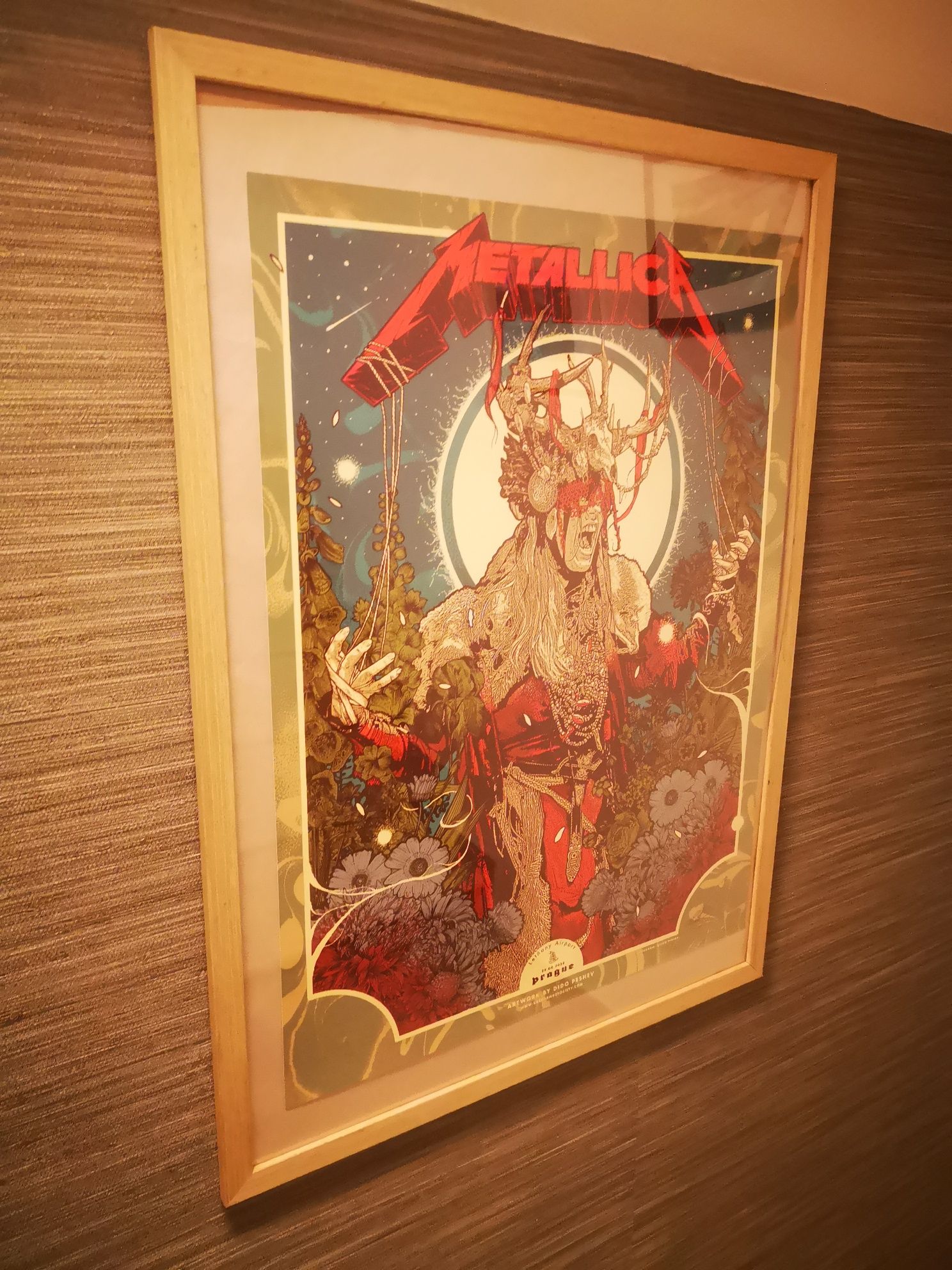 Лимитиран постер на Metallica от Дидо Пешев