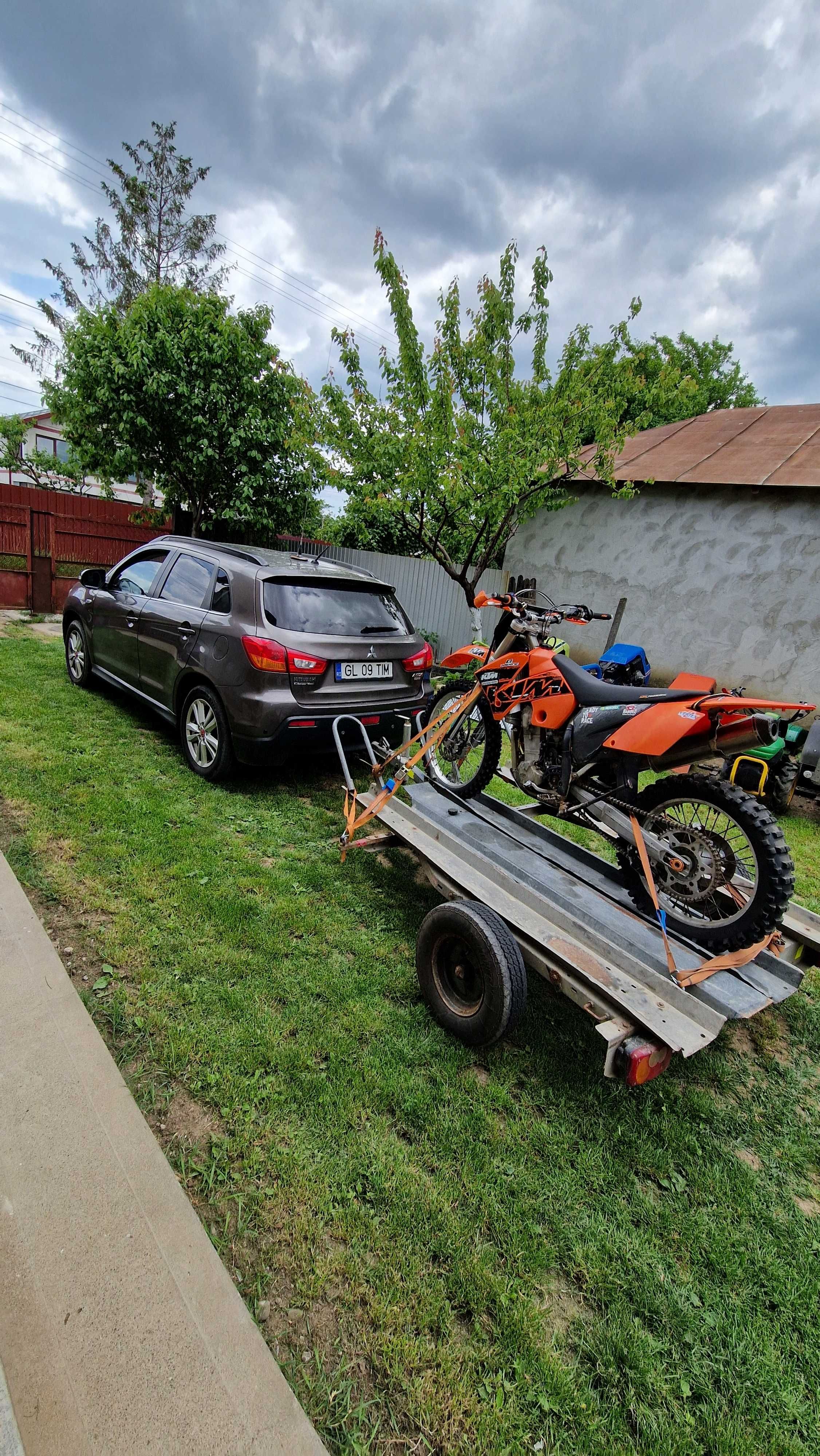 Motocicleta ktm exc450 enduro