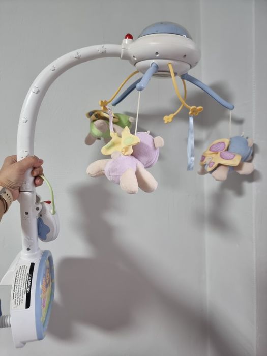 Музикална въртележка за кошара 2в1 Fisher Price и активна гимнастика