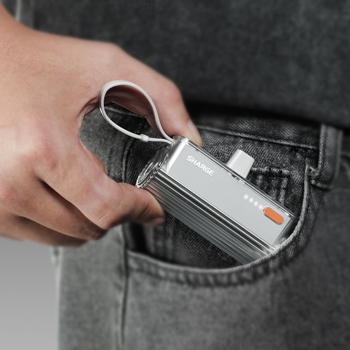 Оригинальный повербанк Sharge flow mini