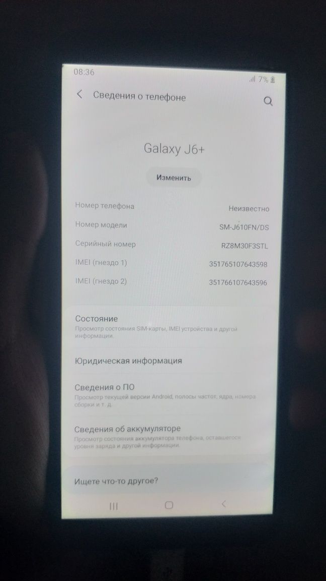 samsung J6+ ideal xolatda