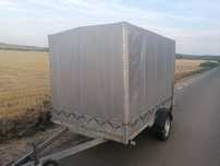 Închiriez remorca 750 kg, categ B, 2.6 m/1.6 m