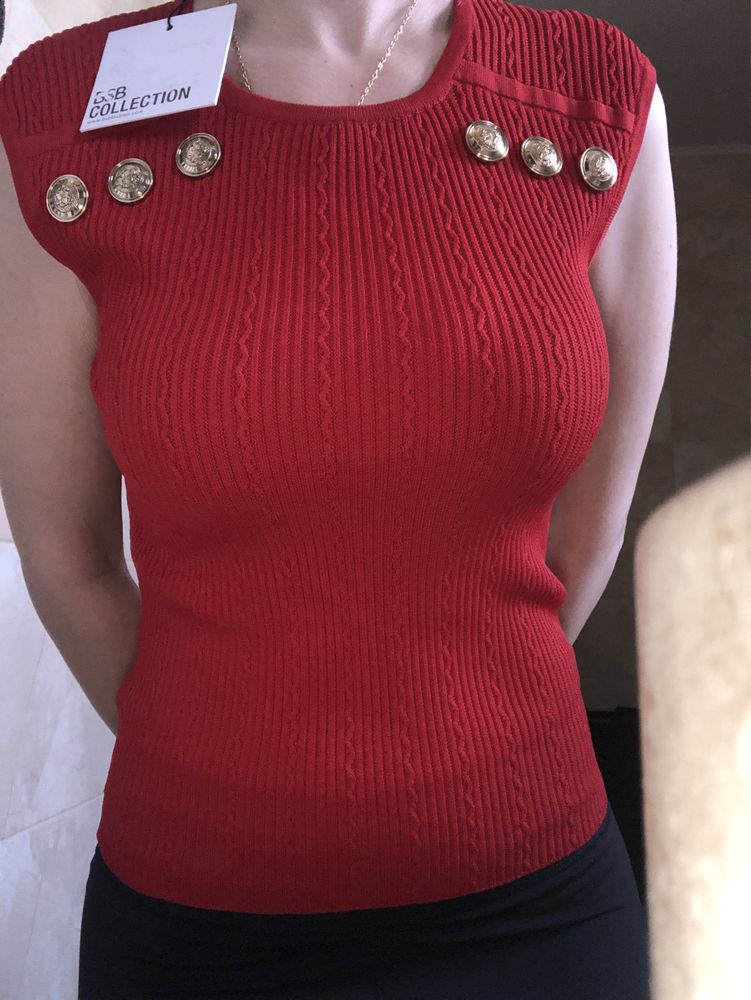 Top tricot BsB,marimea S-M