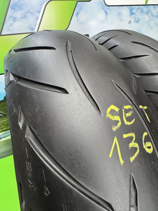 Set Anvelope Moto 120 70 17 si 190 50 17 Metzeler M5RR Cauciuc Set136