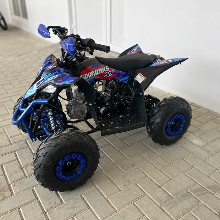Atv 125cc NCX Furious Six Sport 6" 4T benzina negru/albastru