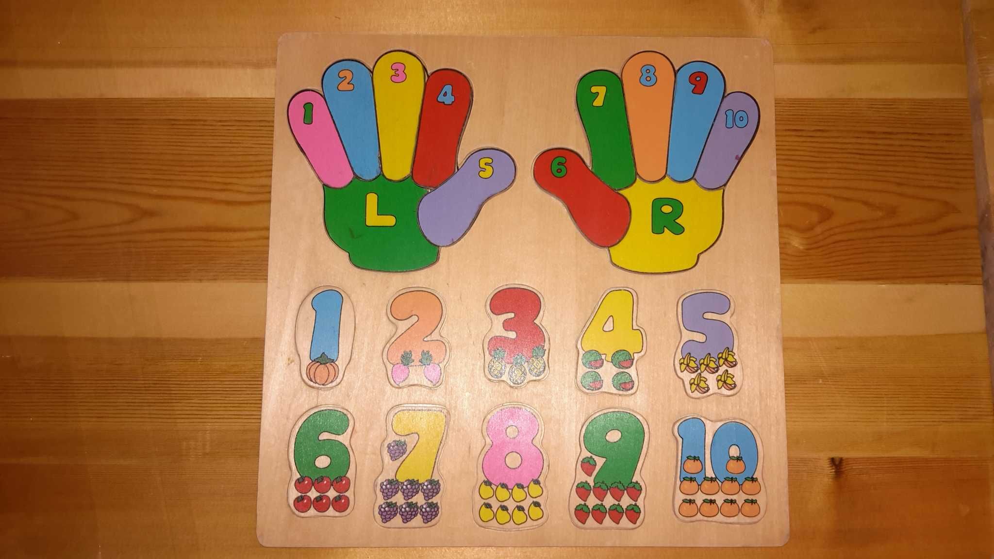 Обучающий набор для малышей (цифры по пальчикам)