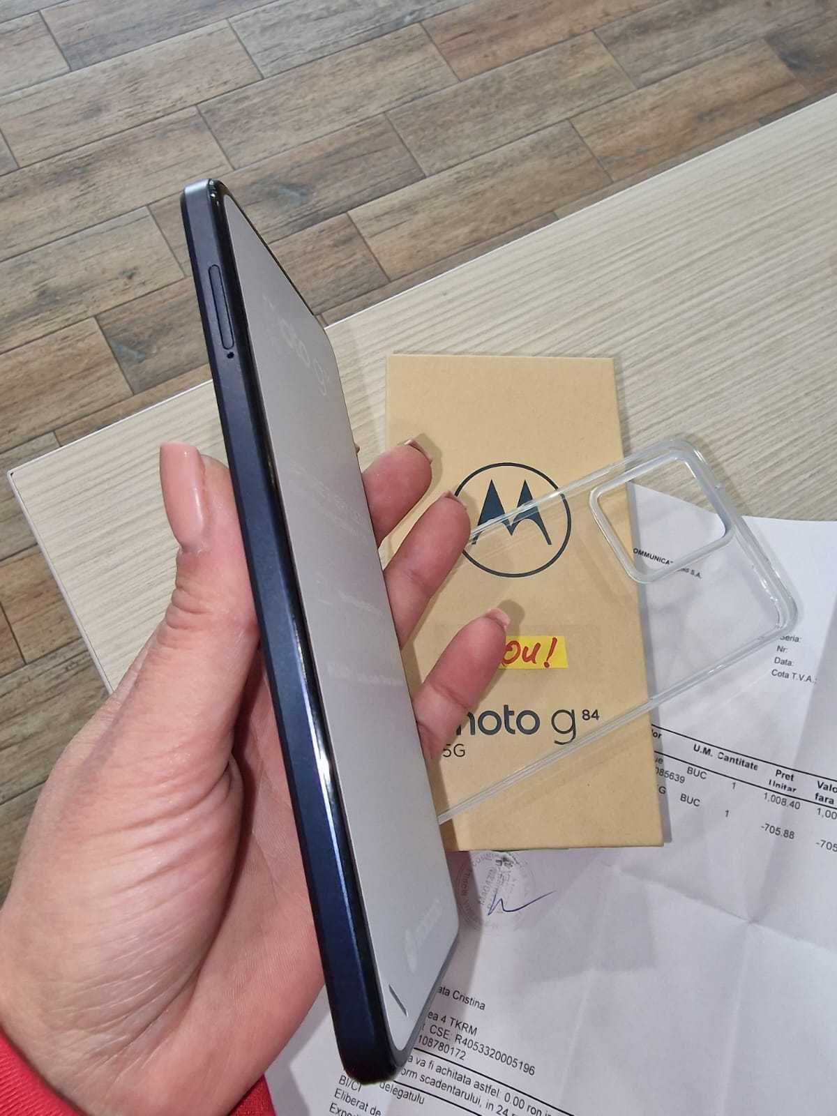 Motorola G84 5G, 256GB/12GB RAM, garantie, Blue, NOU!