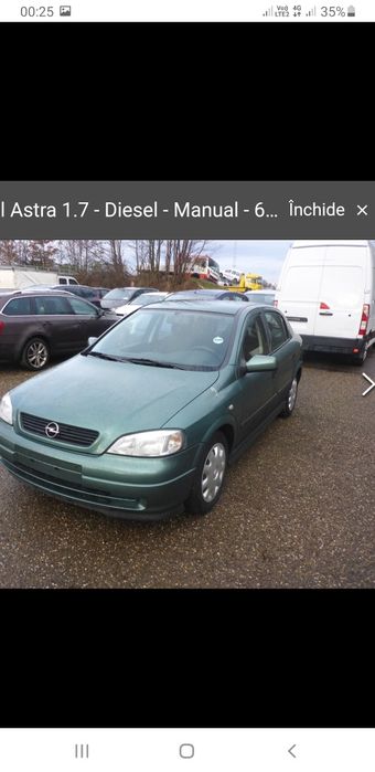 Vând Opel Astra G, 1,7 DTI puțin rulată, cu motorul acela fiabil Isuzu