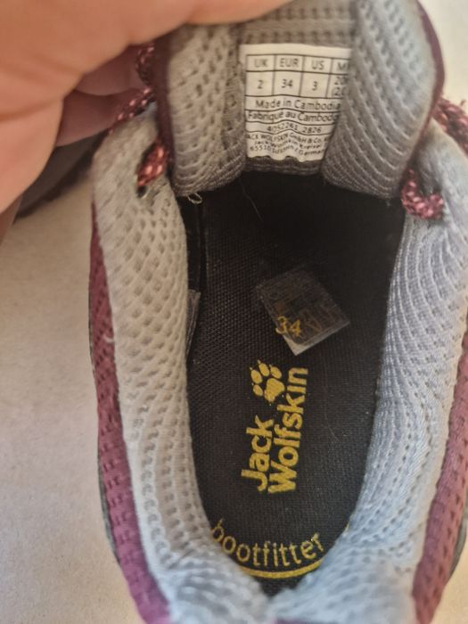 Ghete copii nr 34 Jack Wolfskin noi