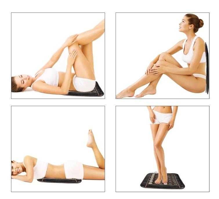 Нефрит Турмалиновa Масажна Постелка Матрак Невралгия Артрит Гръб Кръст