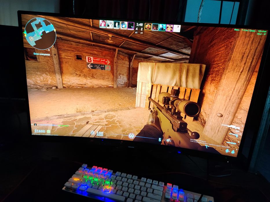 Игровой монитор Phillips 32д,  2.5к