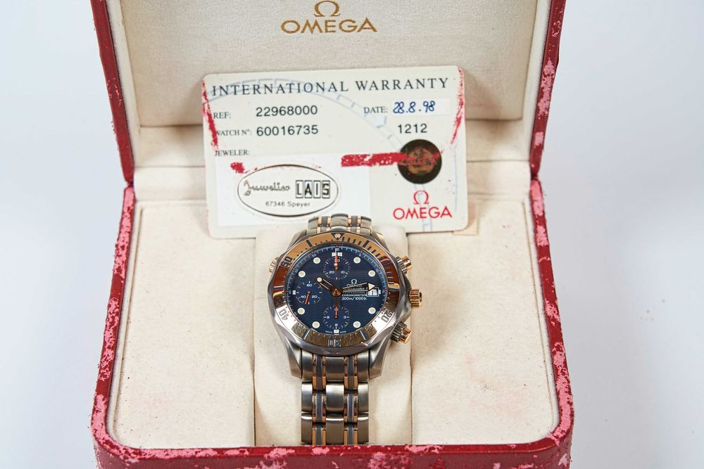 Omega Seamaster Professional Chronograph 2296.80 Tri-metal - Full Set