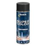 Spray vopsea Bostik negru intens mat RAL 9005, Nu lasă copiilor