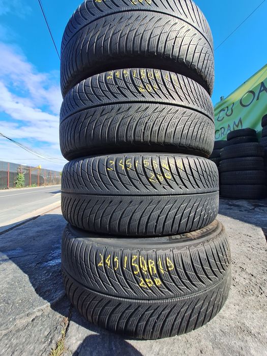 4 anvelope iarna 245/50r19 Michelin rft runflat zp Montaj Gratuit