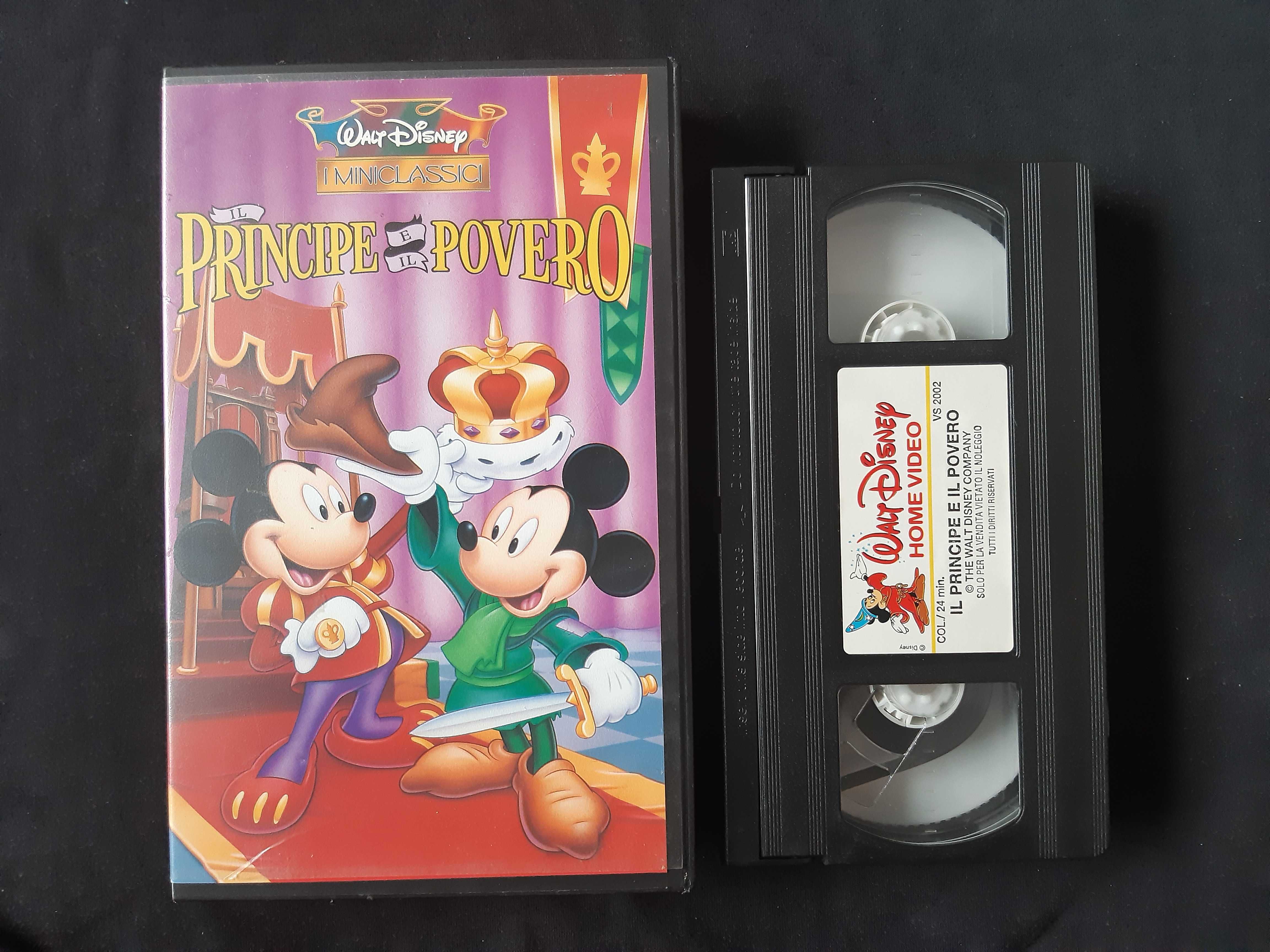 Лот Видеокасети VHS Walt Disney Aнимация 10 Броя