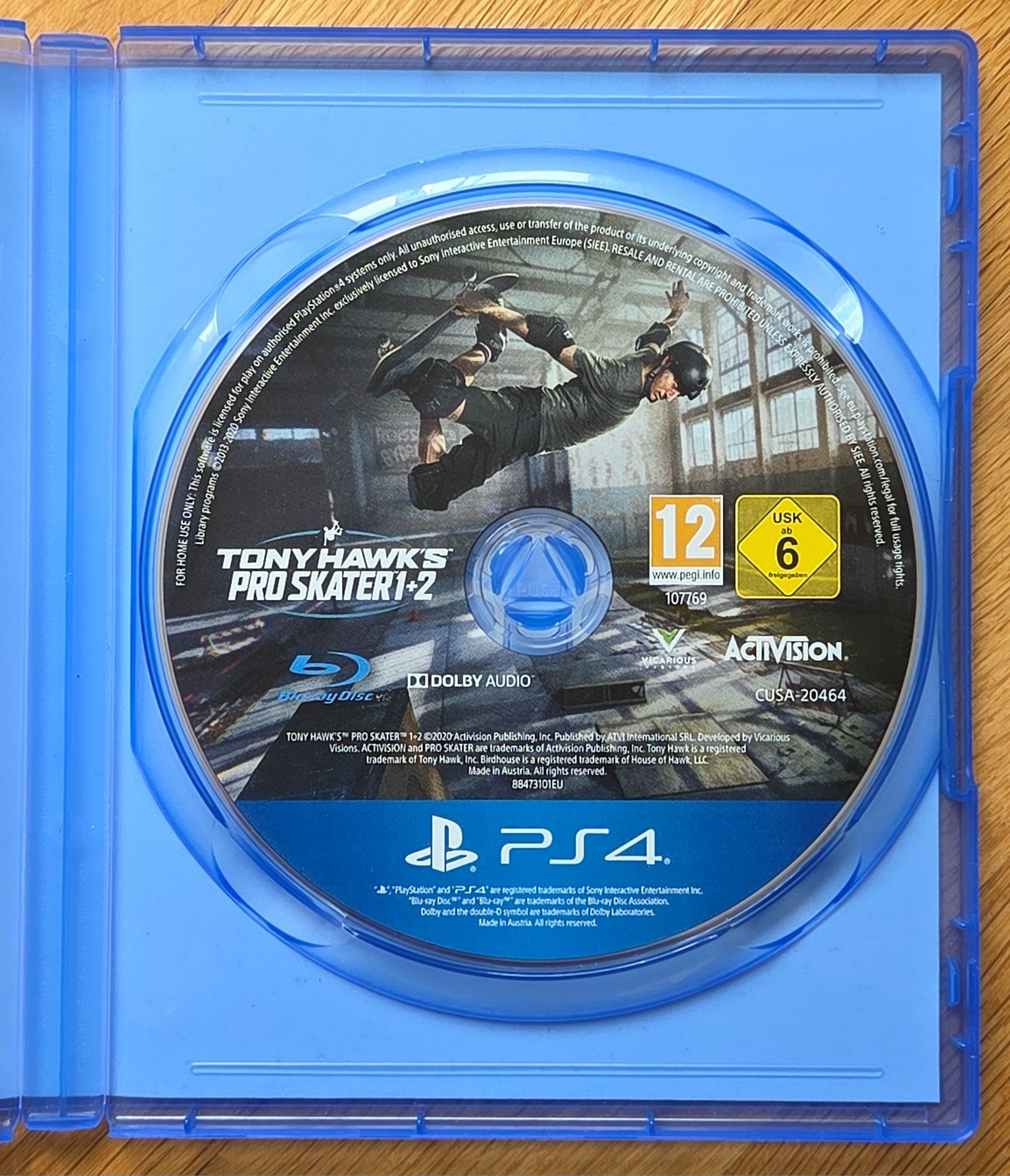 Tony Hawk's Pro Skater 1 2 Remastered PS4 Playstation 4 Плейстейшън 5