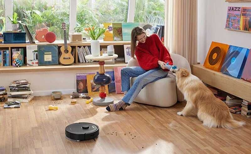 Умный Робот-пылесос Roborock Q5 Pro Robot Vacuum Cleaner (EU, черный)