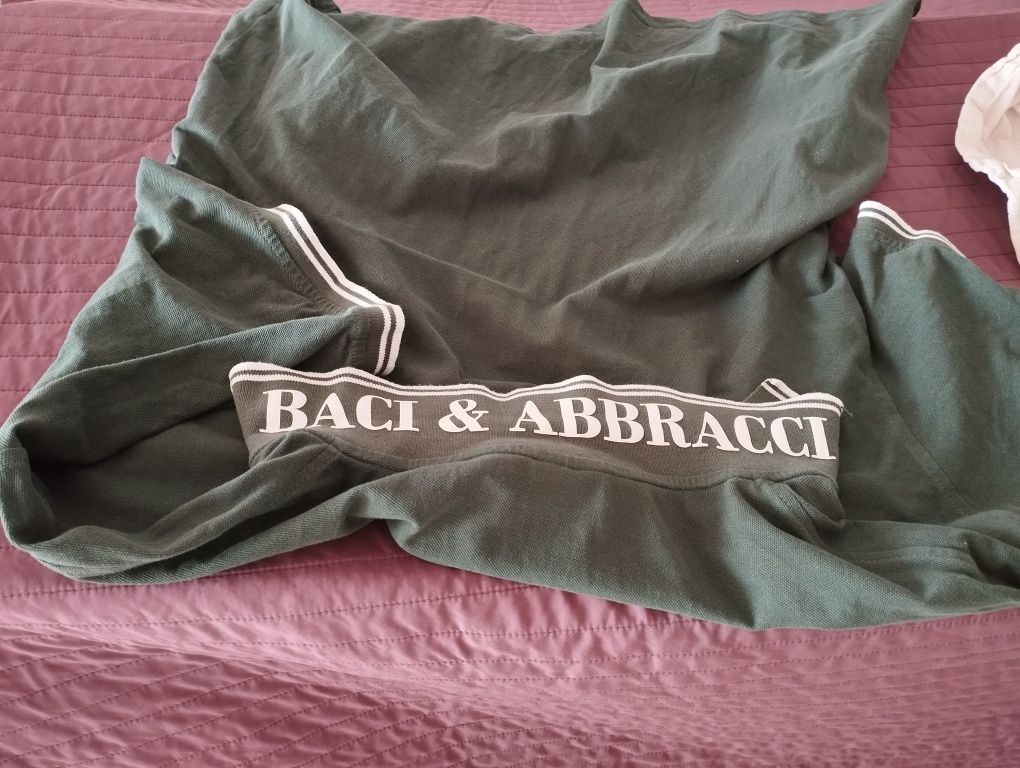 Polo verde italian Baci & Abbracci