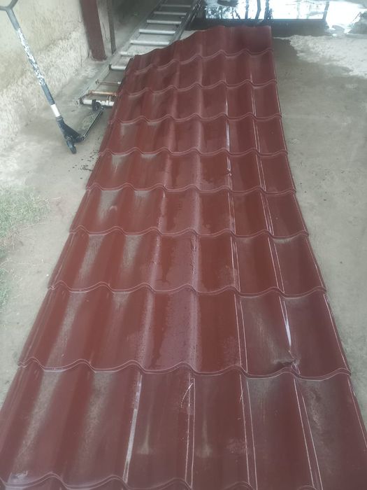 металлачерепица черепица коричневый