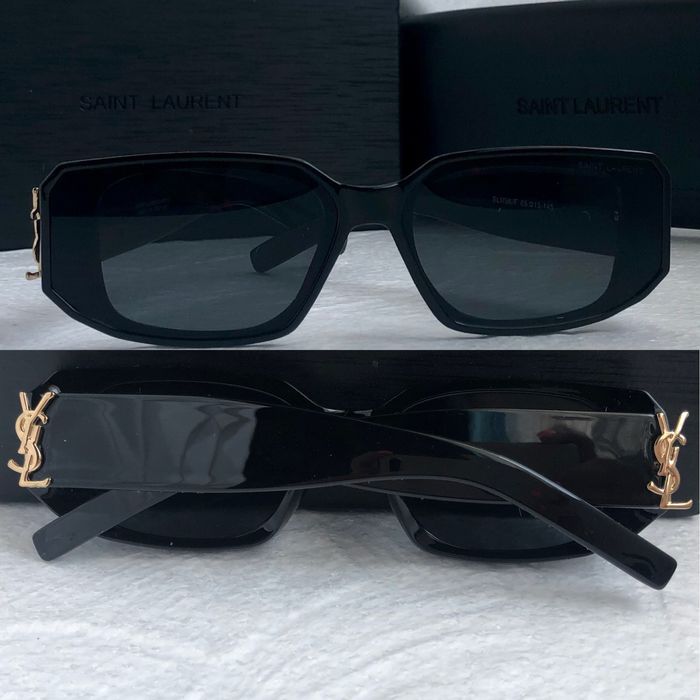 Дамски слънчеви очила правоъгълни 2 цвята черни бели