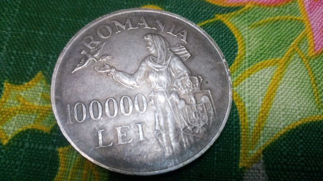 100000 lei 1946 Regele Mihai I