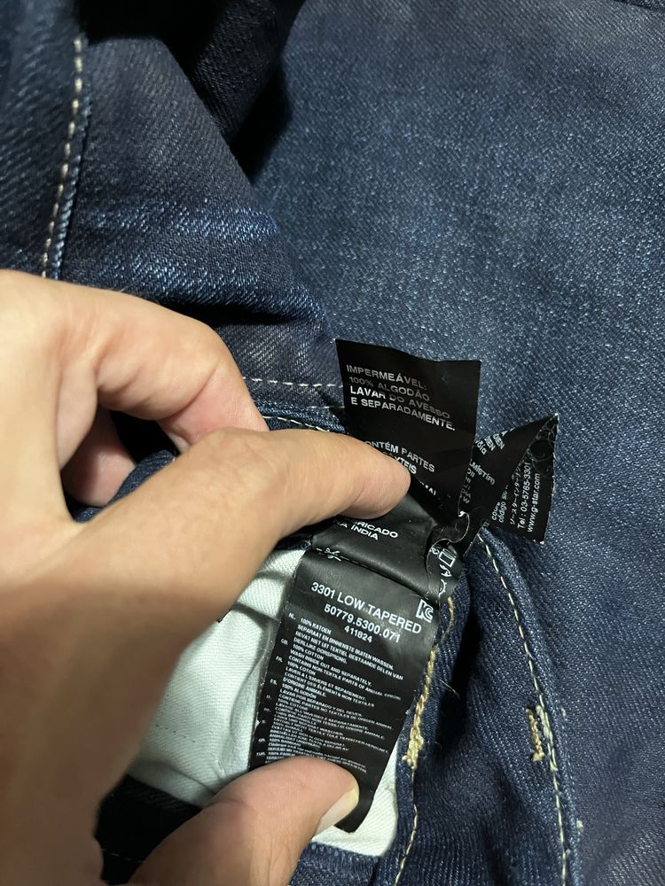 G-star 3301 Low Tapered мъжки дънки 31/32 като Нови