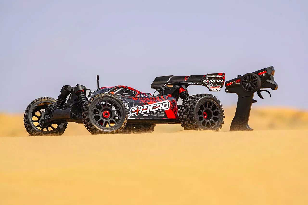 Team Corally – SYNCRO 2WD 1:8, brushless, 80км\ч, Червен